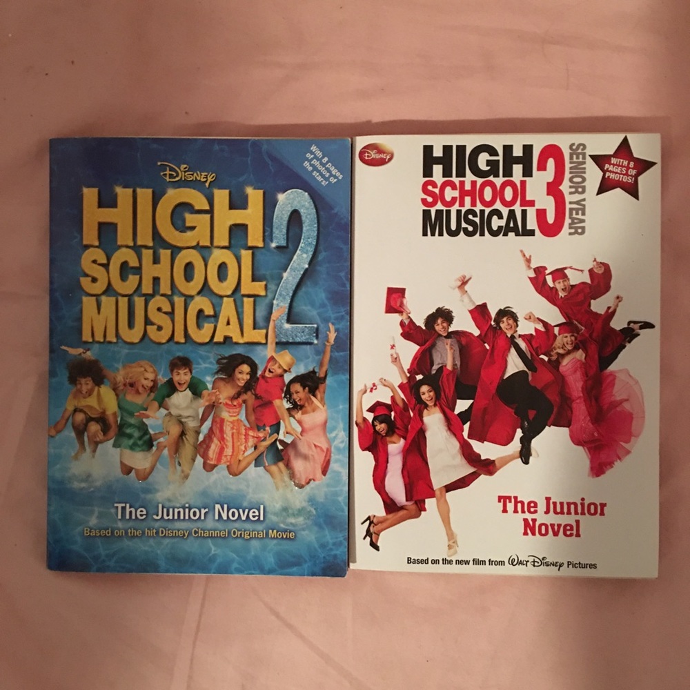 High school musical 2 and 3 books